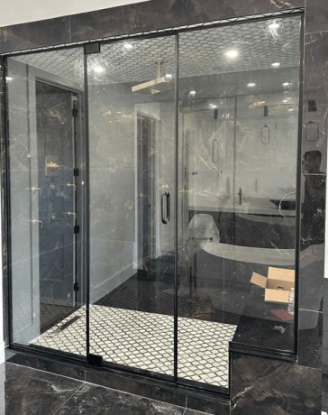 Why is it important to hire professionals for shower door installation