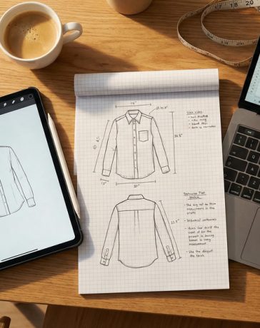 Creative Fashion Designs And Technical Manufacturing Requirements