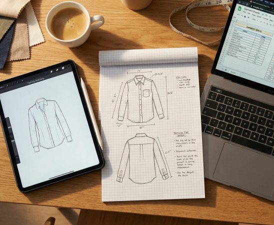 Creative Fashion Designs And Technical Manufacturing Requirements