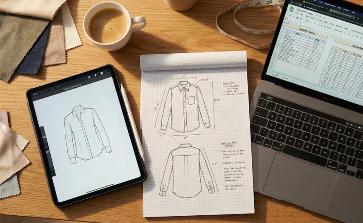 Creative Fashion Designs And Technical Manufacturing Requirements